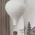 thumbnail image 7 of Hot Air Balloon Nursery Hanging Decoration Fabric Balloon Mobile with Woven Basket Baby Room Wall Ceiling Ornament, 7 of 7