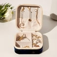 thumbnail image 6 of Halloween Cemetery Travel Portable Square Jewelry Box for Rings, Earrings, Necklaces, Bracelets - Girls and Women, 6 of 6