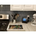 thumbnail image 3 of Keeshond Cozy Christmas Glass Cutting Board Large 12 in x 15 in, 3 of 5