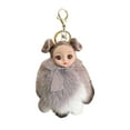 thumbnail image 2 of Gmogad Fluffy Doll Keychain Pendant, Soft Furry Car Backpack Charm, Multi-Use Hook Portable Gift for Keys Luggage Purse Birthday Party Decorations, 2 of 8