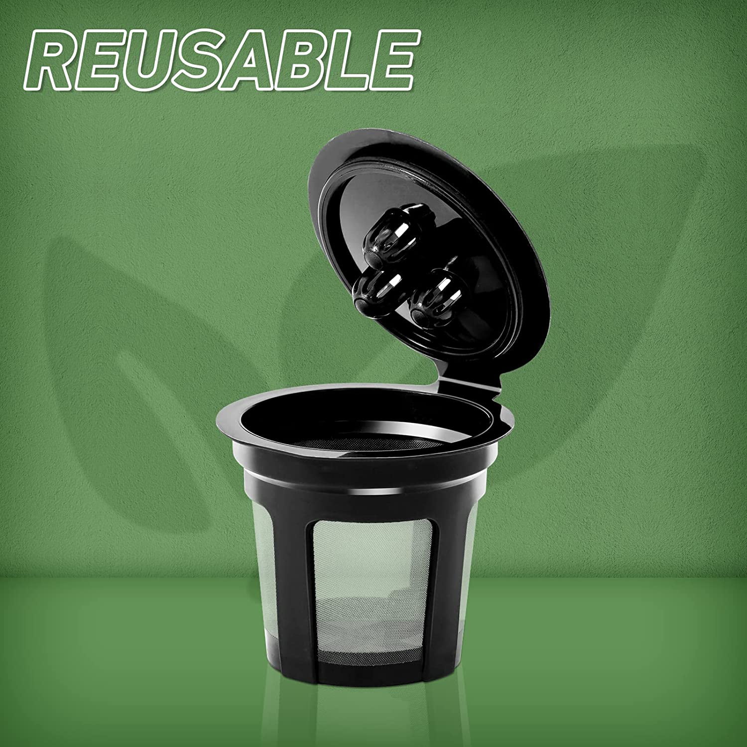 Stainless Steel Reusable K Cups Compatible With Ninja Dual Brew Coffee  Maker,upgraded K Cup Reusable Coffee Pods,permanent Reusable Coffee Filters  For Ninja Cfp201 Cfp 300 Cfp301 Cfp305 Cfp400 - Temu Germany