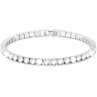 Elegant 925 Sterling Silvery Bracelet With Sparkling  display picture 1