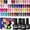 Multicolor-B1001-B1032, variant on JODSONE 36 PCS Gel Nail Polish Set-32 Colors Gel Polish Kit Base Coat Glossy Matte and Glitter Top Coat Nail Polish Set Green Blue Red Pink Collection Gifts for Women