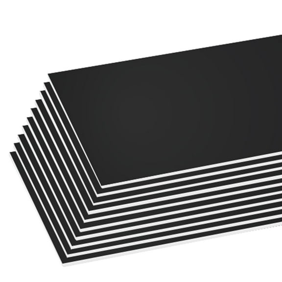 BAZIC Black Foam Board 20" X 30", Colored Foam Boards 3/16 Inch Thickness, 25-Pack