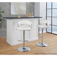 thumbnail image 6 of LumiSource Jie Adjustable Barstool - Set of 2, 6 of 11
