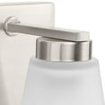 thumbnail image 5 of Tanner Collection One-Light Brushed Nickel Transitional Vanity Light, 5 of 9