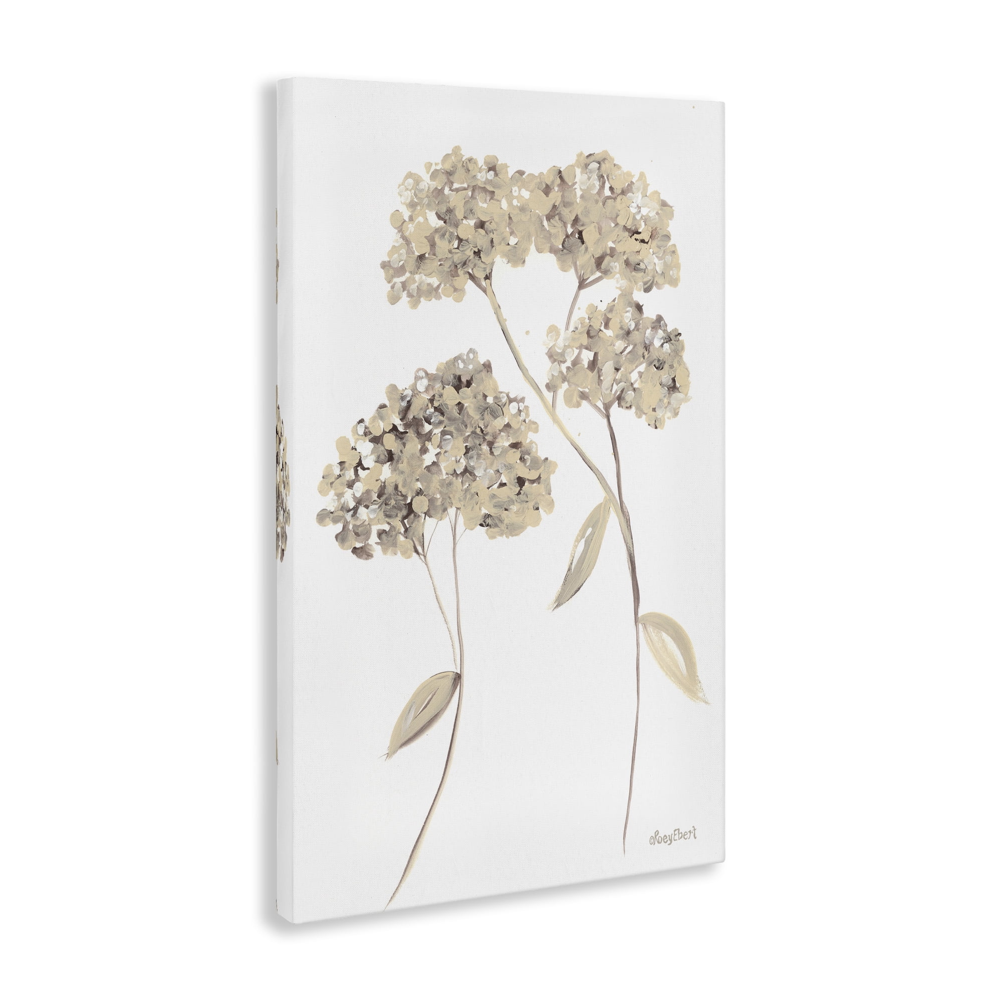 Stupell Industries Soft Geranium Florets Botanical & Floral Painting Gallery Wrapped Canvas Art Print Wall Art, 30 x 45