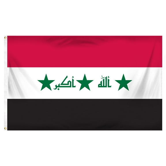 Iraq 3ft x 5ft Printed Polyester Flag