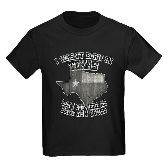 CafePress - Texas T Shirt - Dark T-Shirt Kids XS-XL