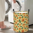thumbnail image 4 of Lsque Leaves Avocado pattern Laundry Hamper Basket, Tall Woven Rope Hamper Basket for Clothes, Lightweight Storage Basket, Collapsible Waterproof-, 4 of 8