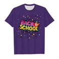 thumbnail image 4 of aDJFDGT T-Shirts Chat Enfants Saison Scolaire Rentrée Scolaire Imprimé Décontracté Manches Courtes Haut T-Shirt, 4 of 7