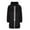 Black, variant on Wiicoznt Women's Zip Up Hoodies Long Sleeve Long Tunic Sweatshirts Oversized Fleece Casual 2025 Fall Jacket Coat with Pockets