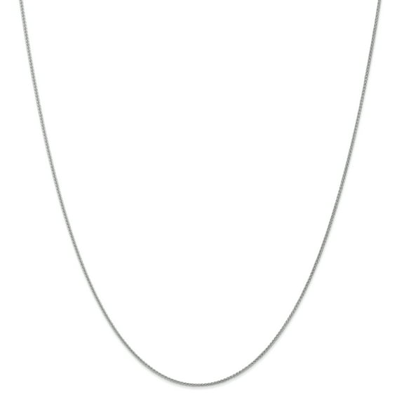 Leslie's 10K White Gold 1mm Spiga Chain