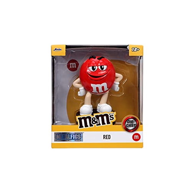 Jada Toys M&M’s rojo de 4 pulgadas de 4 pulgadas Metals figura de metal fundido Jada Toys Jada Toys