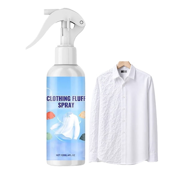 Instant Wrinkle Release Spray,Travel Size Fabric Wrinkle Remover & Refresher for Clothes, Shirts, Dresses and Suits, No Ironing Needed for Home, Office & Travel