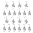 thumbnail image 1 of Materiales para manualidades de bricolaje Bling Bling 20 piezas de biseles en blanco para aretes, 1 of 12