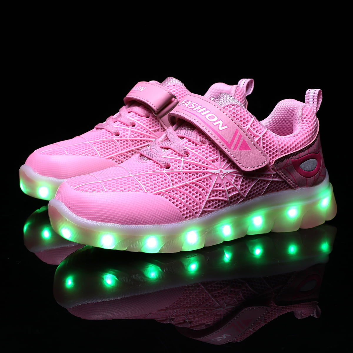 YUNICUS Light Up Shoes for Boys Girls Walking Party Birthday