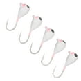 thumbnail image 4 of Señuelos para pesca en hielo Jadeshay 5 piezas anzuelos rosa, 4 of 14