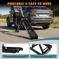 thumbnail image 6 of Jocisland 8000 lbs Portable Car Lift, Heavy-Duty Q355B Steel Car Lift for Home Garage with Locking Levers & Extension Plate, Black, 6 of 9