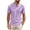 Purple, variant on Waffle Henley T-Shirts for Men Short Sleeve Button Down Casual Classic Fit Tees Solid Color Lightweight Work Lounge Tops Black,Navy,Blue,Dark Gray,Gray,Khaki,Army Green XXXL