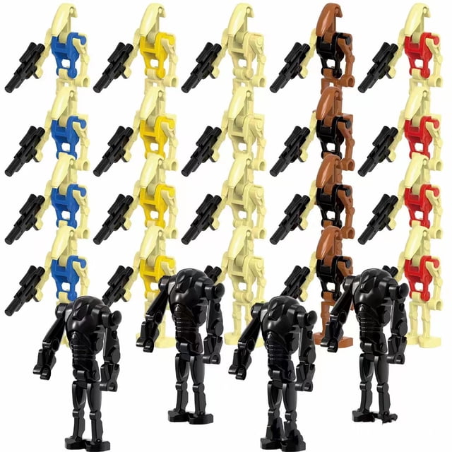 24 Figuras de Bloques de Construcción de la Serie Espacial – Set de Minifiguras de Acción, Juguete de Plástico ABS para Coleccionistas