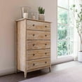 thumbnail image 2 of Grain Wood Furniture Greenport 5-Drawer Chest, Solid Wood with Brushed Driftwood Finish, 2 of 6