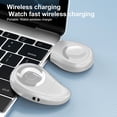 thumbnail image 2 of Cargador inalámbrico Mini Dock Smartwatch para Apple Watch 8 7 6 (USB) Blanco JShteea El nuevo, 2 of 6