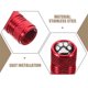 thumbnail image 4 of tapones de válvula de neumático de coche con diseño de huella de pata, de metal, para coches, camiones, motocicletas, todoterrenos y bicicletas, 4 of 8