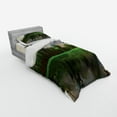 thumbnail image 2 of Ambesonne Nature Bedding Set 3 Pcs, Yosemite Tree, Twin XL, Beige Green, 2 of 2