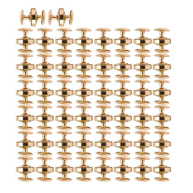 50 Set Sewing Buttons, Alloy Bag Clasps Fastener Clasps Purse Fasteners Bag Button Clasps Hardware Closures Fastener For Handbag Clothes Sewing 14x4mm