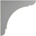 thumbnail image 3 of 1 3/4"W x 12"D x 12"H Extra Large Olympic Wood Vintage Decor Bracket, Pebble Grey, 3 of 6