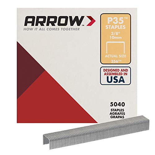 Arrow 3/8 inch P35 Staples - 5,040 Count Galvanized Steel