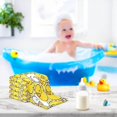 thumbnail image 6 of SKYSONIC 3 PCS Duck Rubber Baby Muslin Washcloths, Soft Absorbent Face Towel Burp Cloths Cotton Bath Wipes Infant Wash Cloth for Newborn Boys Girls, 6 of 7