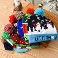 thumbnail image 5 of LED Light up Christmas Beanie Hats Xmas Knitted Hat Winter Hat Holiday Funny LED Knitted Cap for Women Men Adult, 5 of 6