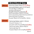 thumbnail image 4 of 4 Correas De Piel Para Samsung Galaxy Watch 6 5 4 Active 2, 4 of 4