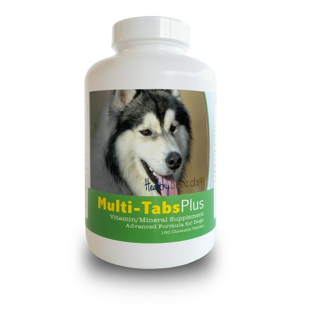 Healthy Breeds Dog MultiTab Vitamin and Mineral Supplement for Siberian Husky, 180 Chews