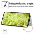 thumbnail image 6 of For Google Pixel 8A Wallet Case with Card Holder, Premium PU Leather Kickstand Credit Card Slots Case,[RFID Blocking] Double Magnetic Clasp Back Flip Durable Shockproof Cover, White, 6 of 10