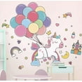 thumbnail image 4 of Unicorn Wall Decals for Girls, Unicorn Wall Stickers, Colorful Unicorn Wall Art for Nursery Bedroom Kids Girls Baby 39" x 33"…, 4 of 4