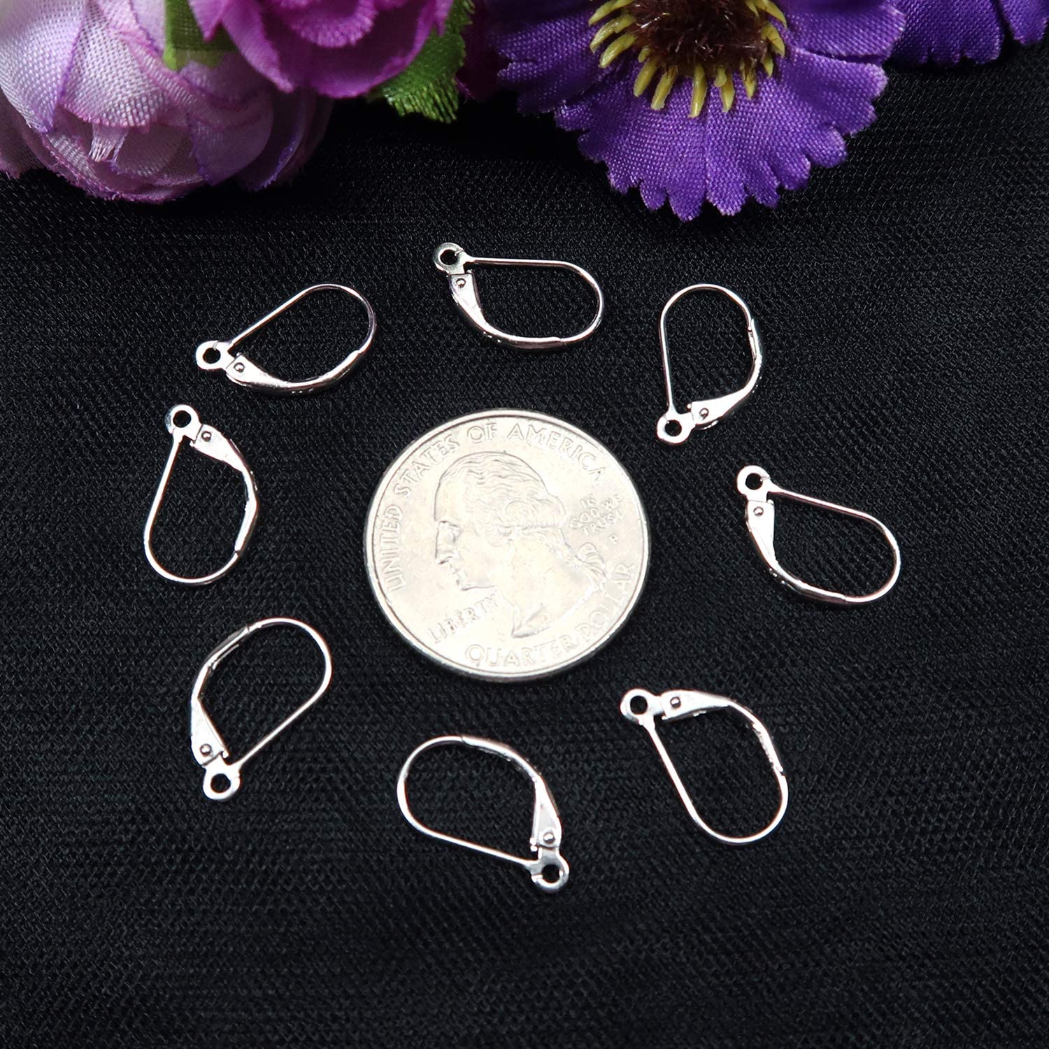 TOAOB 8Pcs 925 Sterling Silver Leverback French Earring Hooks  Hypoallergenic — Купить на  PL (Польша) с Доставкой в Украину —  Megazakaz