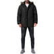 thumbnail image 2 of Abrigo de invierno cálido para hombres INSPIRE CHIC, forrado de felpa, grueso, con capucha, chaqueta L negra, 2 of 6