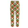 thumbnail image 6 of Dwelliawo Mens Pj Pants Matching Pjs Pants Comfy Pajama Pants Christmas Plaid Cute Bottoms Baggy Fleece Drawstring Sweatpants Army Green S, 6 of 6
