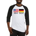 thumbnail image 1 of CafePress - German American Baseball Jersey - Cotton Baseball Jersey, 3/4 Raglan Sleeve Shirt, 1 of 1
