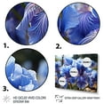 thumbnail image 3 of Designart "Blue Irises landscape Vibrant" Floral Wall Art Prints Set, 3 of 5