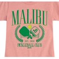 thumbnail image 3 of Barbie - Malibu Pickleball - Girls Fitted Short Sleeve Graphic T-Shirt, 3 of 5