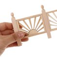 thumbnail image 3 of CIMAXIC 1Pc Mini Railing Model Mini Balcony Yard Fence Epitome Mini for Mini House Kids Play House,9.06"X0.35"X3.15", 3 of 4