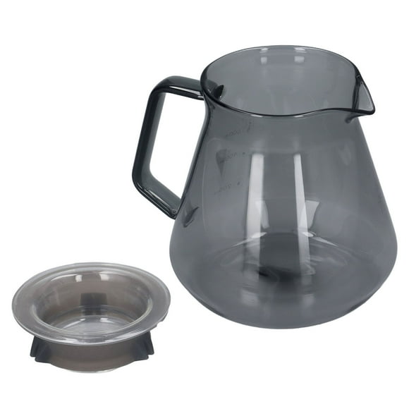 500ml Grey Coffee Pot, High Borosilicate Glass Hand Coffee Maker, Reusable Glass Coffee Pot Manual Coffee Dripper Brewer Hand Drip For Home Travel