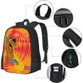 thumbnail image 4 of Scooby Doo Backpack, Cartoon Anime Backpack, 40.6 cm (16 inches), Laptop, Travel Day Backpack, Black, Black, One size, 4 of 7
