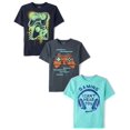 thumbnail image 1 of Camiseta The Children's Place con estampado de manga corta, paquete de 3, 1 of 4