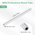 thumbnail image 3 of Tubo redondo de aluminio 6063 de 300 mm en paquete de 3, 10 mm ID 18 mm OD, tubería de aluminio sin costura para manualidades DIY [0.39x0.71x11.8IN], 3 of 7