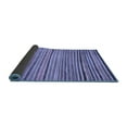 thumbnail image 2 of Ahgly Company Indoor Square Abstract Blue Modern Area Rugs, 7' Square, 2 of 4